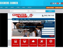 Tablet Screenshot of cosnerscorner.com